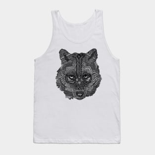 Wolf (Design on Front) Tank Top